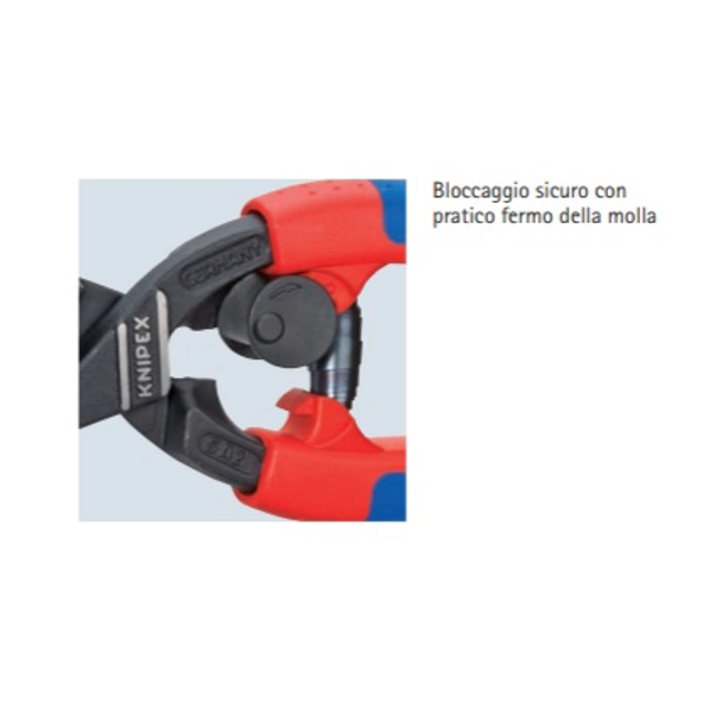 Vendita online Tronchese Cobolt con molla e manici rivestiti 200 mm.